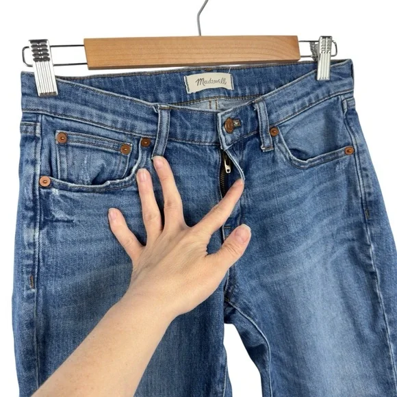 Madewell The Slim Boyjean in Walton Wash Size 25 - Picture 5 of 16